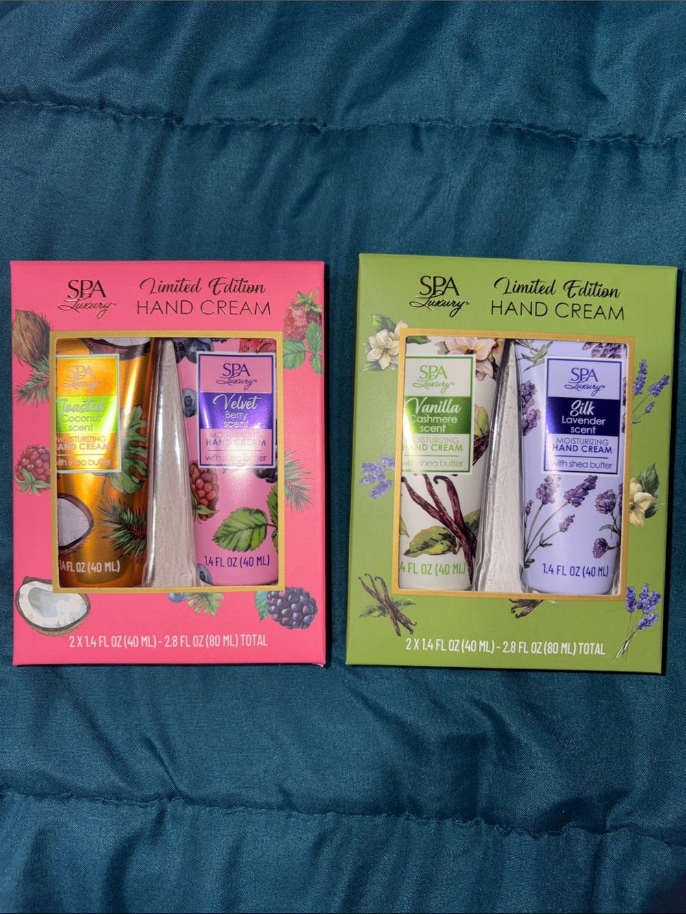 Spa Luxury -2 pks - Limited Edition Hand Cream Duos -  4 tubes total